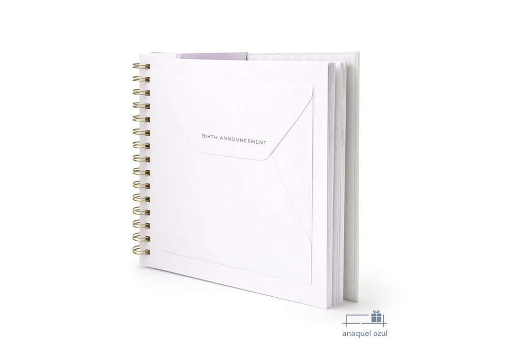 Baby welcoming  journal