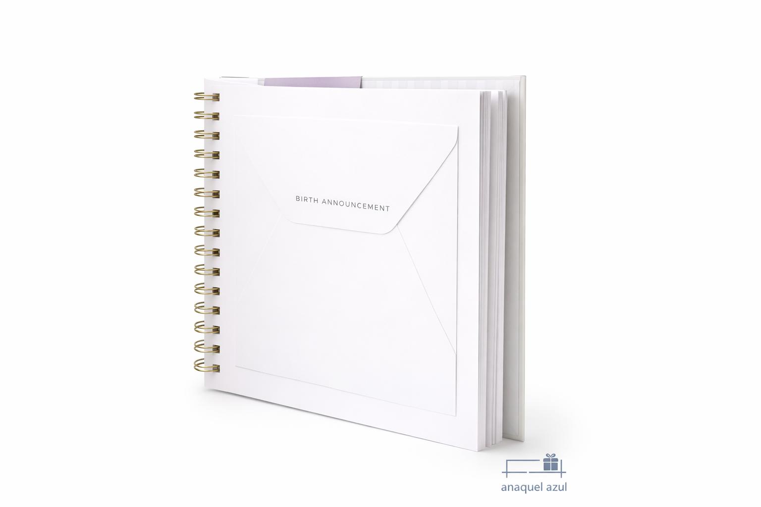 Baby welcoming  journal
