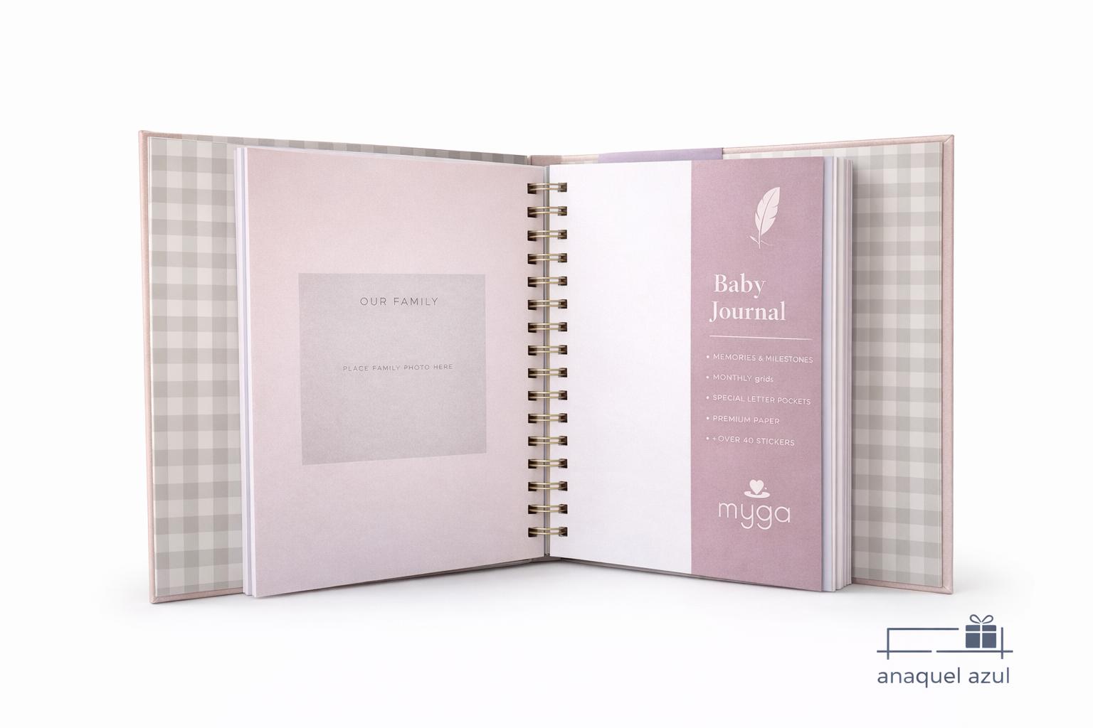 Baby welcoming  journal