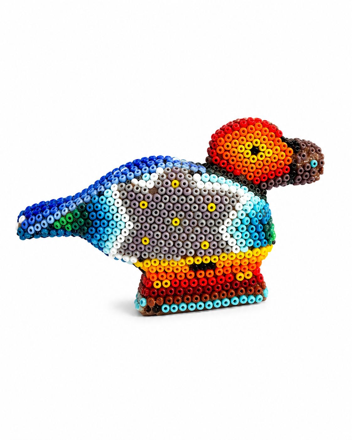 Pajarito Huichol de Nayarit - Artesanía Mexicana Hecha a Mano