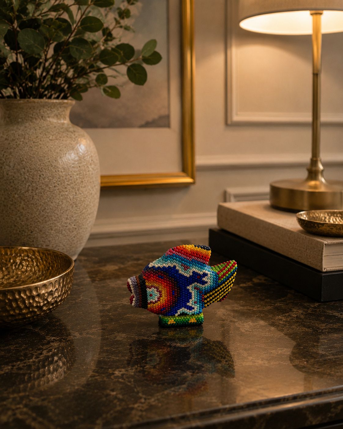Pez Huichol de Nayarit - Artesanía Mexicana Hecha a Mano