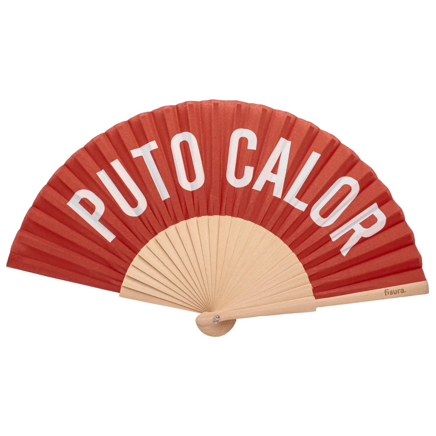 Abanico Calor, rojo intenso