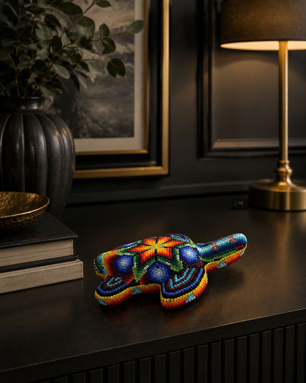 Tortuga Huichol de Nayarit - Artesanía Mexicana Hecha a Mano