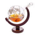 Elegante decantador de licor Globe Maderavidrio